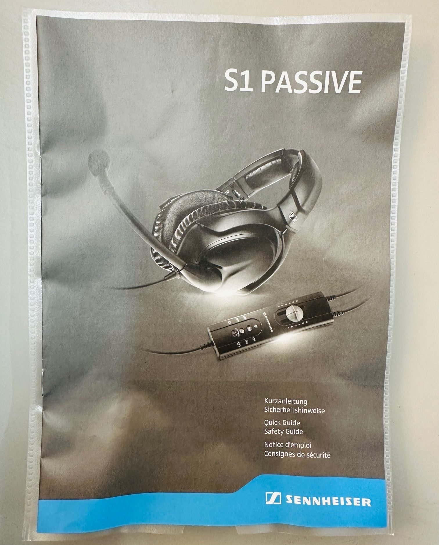 HEADSET SENNHEISER S-1 PASSIVE